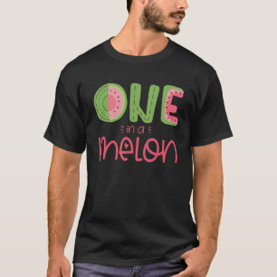 T-shirt Un Dans Un Melon Cute Watermelon Fruit Premier Bir