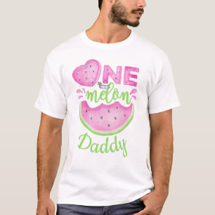 T-shirt Un dans un Melon Daddy 1er Birthday Watermelon