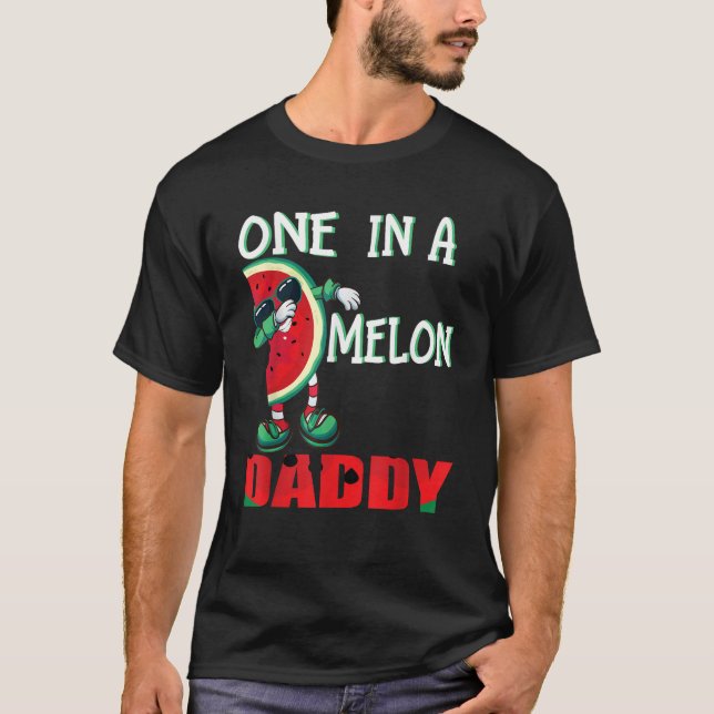 T-shirt Un Dans Un Melon Daddy Dabbing Watermelon (Devant)