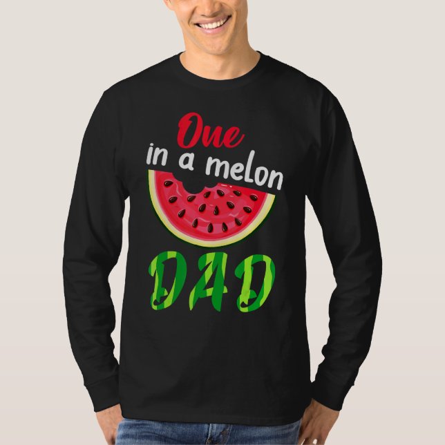 T-shirt Un Dans Un Melon Daddy Dada Watermelon Fruit Cool  (Devant)