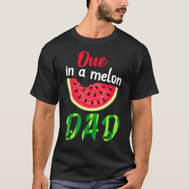 T-shirt Un Dans Un Melon Daddy Dada Watermelon Fruit Cool  (Devant)