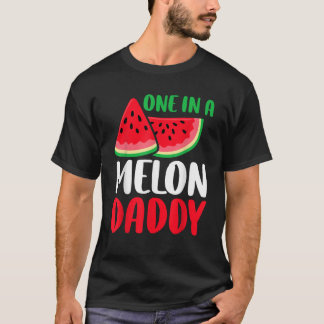 T-shirt Un Dans Un Melon Daddy Funny Watermelon Match Fami