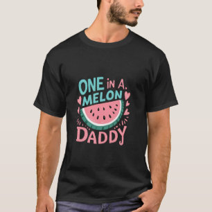 T-shirt Un Dans Un Melon Daddy Watermelon Famille