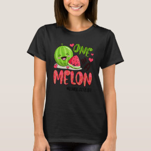 T-shirt Un dans un melon déjeuner Lady Life Watermelon été