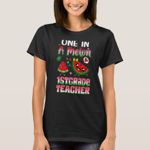 T-shirt Un Dans Un Melon Enseignant 1ère Année