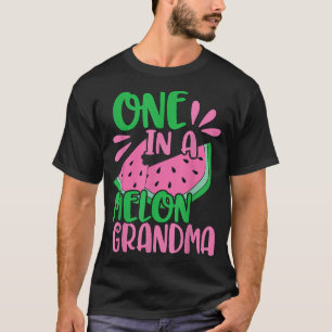 T-shirt Un Dans Un Melon Grand-Mère Pink Watermelon