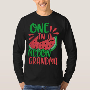 T-shirt Un Dans Un Melon Grand-Mère Watermelon Rouge Grand