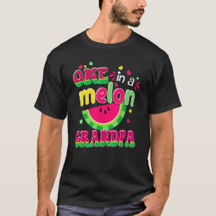 T-shirt Un Dans Un Melon Grand-Père Anniversaire Groupe De