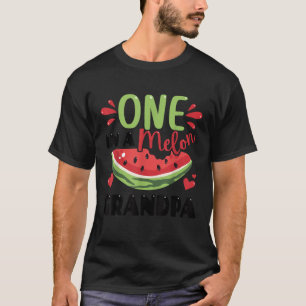 T-shirt Un dans un Melon Grand-père Été Anniversaire Match