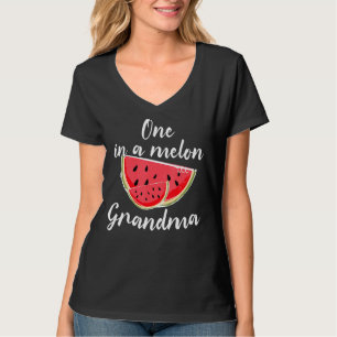 T-shirt Un Dans Un Melon Grandma Vacances D'Été Au Fruit D