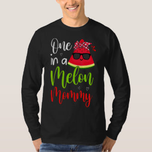 T-shirt Un Dans Un Melon Mommy Watermelon Bow Cravate Sung