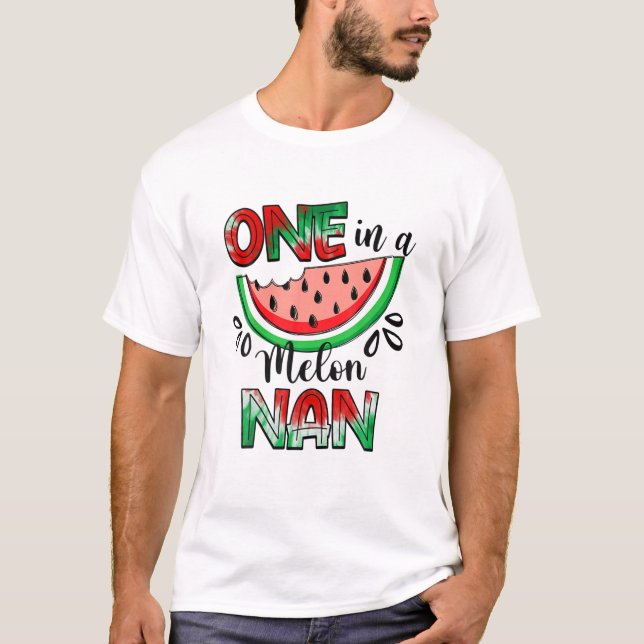 T-shirt Un Dans Un Melon Nan Watermelon Correspondant Frui (Devant)