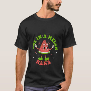 T-shirt Un Dans Un Melon Nana Cool Summer Watermelon Famil