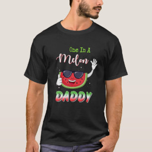 T-shirt Un Dans Un Melon Papa Daddy Drôle Amateurs De Past