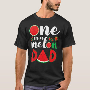T-shirt Un Dans Un Melon Papa Watermelon Été Casquette Sun