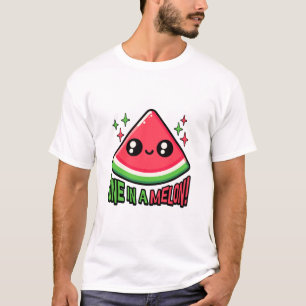 T-shirt Un Dans Un Melon ! Pun de pastèque mignon