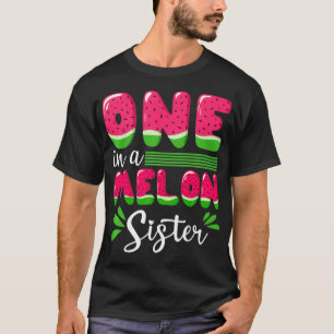 T-shirt Un Dans Un Melon Soeur Aimer Watermelon Fruit D'É