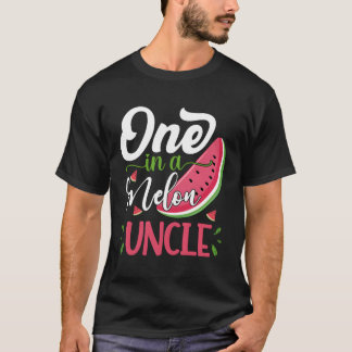 T-shirt Un Dans Un Melon Uncle Watermelon Famille Annivers