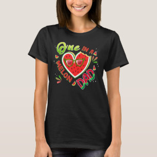 T-shirt Un Dans Un Père Melon Anniversaire Famille Matchin