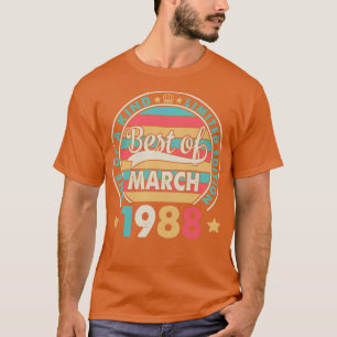 T-shirt Un De A Kind Ltd Édition Best Of Mars 1988 Happy