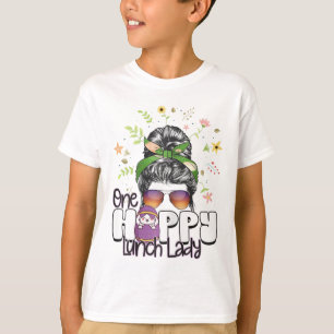 T-shirt Un déjeuner joyeux Le personnel de la cafétéria Le