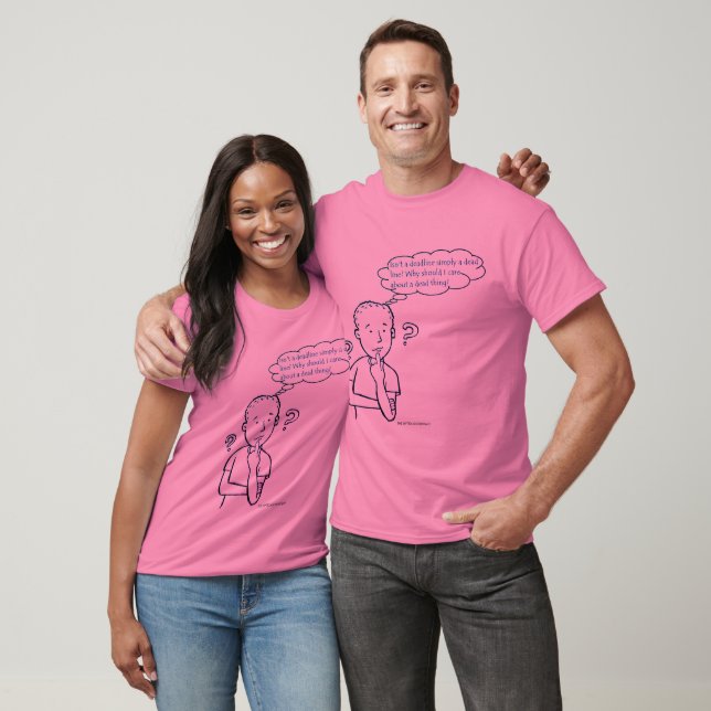 T-shirt "Un délai n'est-il pas simplement une ligne morte  (Unisexe)