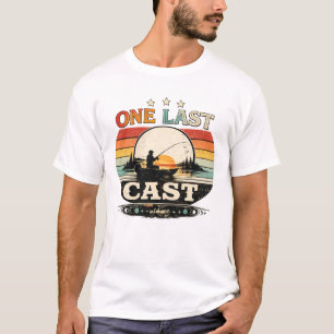 T-shirt Un dernier lancer Coucher de soleil rétro