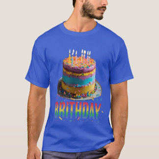 T-shirt Un design photo Gâteau d'été couleurs design homme