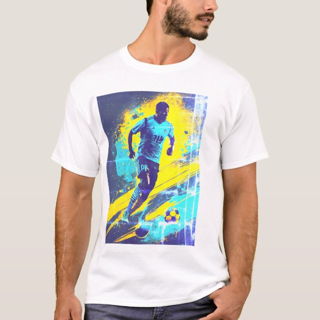 T-shirt Un design pour footballeur (Devant)