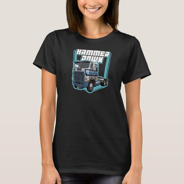 T-shirt Un devis de conducteur de camion ou un devis de co (Devant)