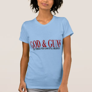 T-SHIRT UN DIEU ET ARMES À FEU