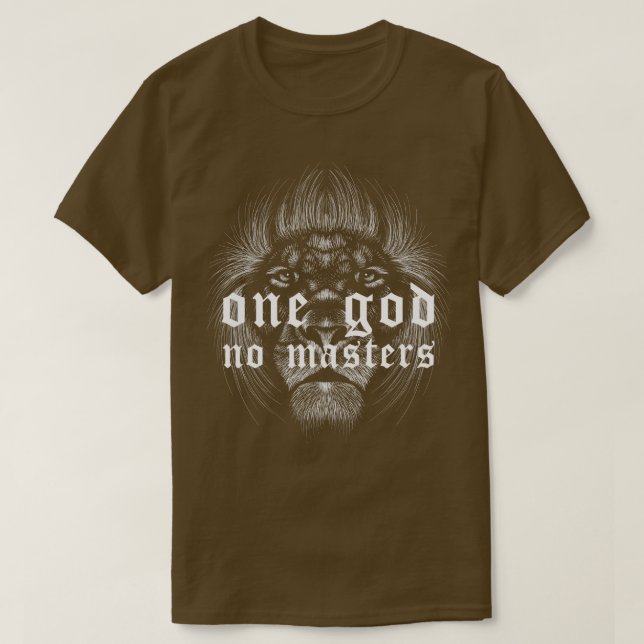 T-shirt Un Dieu sans maîtres 1 (Design devant)