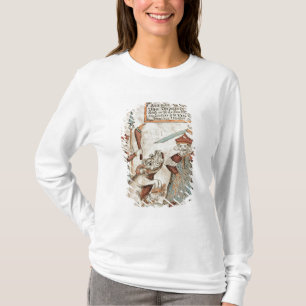T-shirt Un dieu Tyr des norses perdant sa main au loup