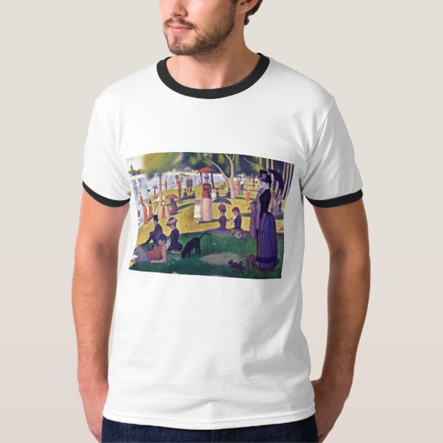 T-shirt Un dimanche après-midi sur l'île (Devant)