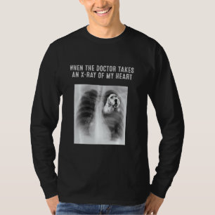 T-shirt Un Docteur Anglais Setter Dog Prend Un Rayon X De 
