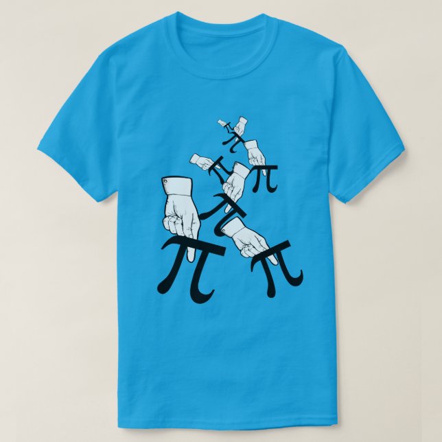 T-shirt Un doigt dans chaque Pi (Design devant)