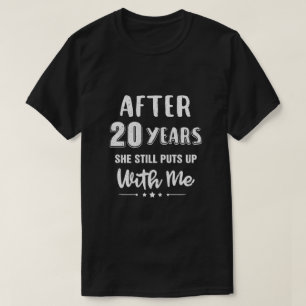 T-shirt Un Don Du Mari Amusant, 20E Anniversaire De Mariag