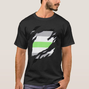 T-shirt Un drapeau de genre 3D Effet Pride Gay LGBT Agende