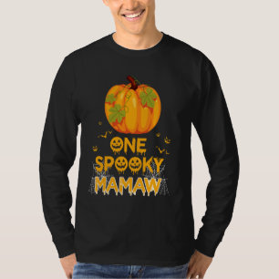 T-shirt Un Éffrayant Mamaw Funny Family Halloween Matching
