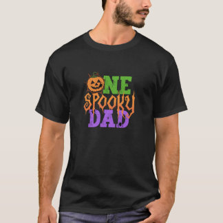 T-shirt Un Éffrayant Papa Une Famille Costume Correspondan