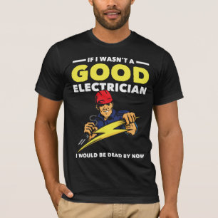 T-shirt Un électricien drôle dit que le Humour du mari de