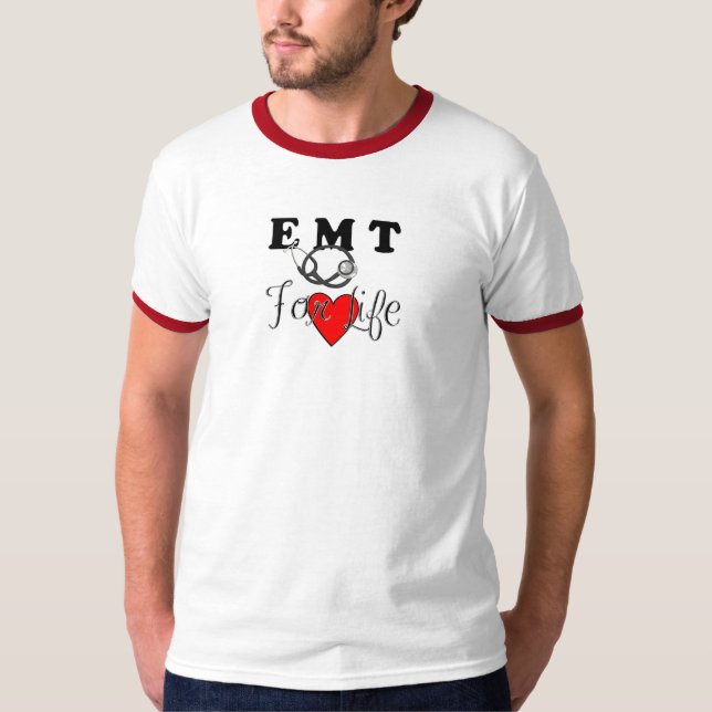 T-shirt Un EMT pendant la vie (Devant)