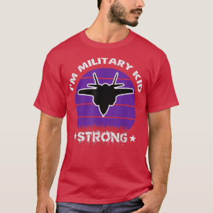T-shirt Un Enfant Militaire Fort Pourpre