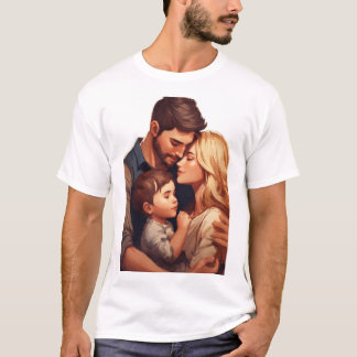 T-shirt Un engagement familial"