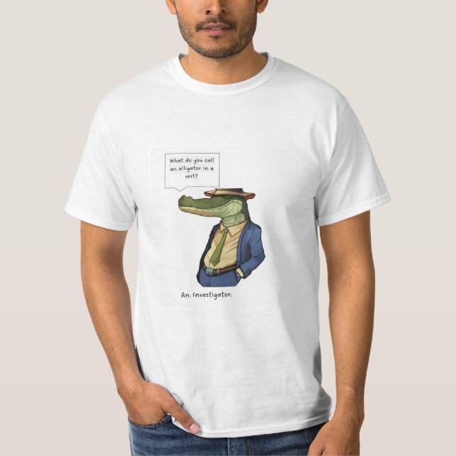 T-shirt Un enquêteur (Devant)
