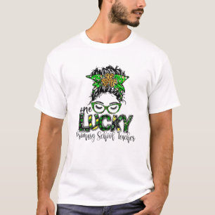 T-shirt Un enseignant chanceux de l'école primaire St Patr