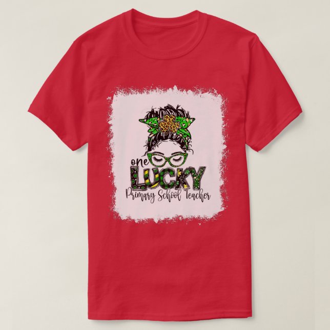 T-shirt Un enseignant chanceux UN enseignant CHALEUREUX de (Design devant)