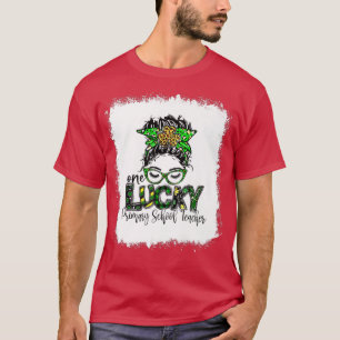 T-shirt Un enseignant chanceux UN enseignant CHALEUREUX de