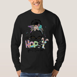 T-shirt Un Enseignant De Spiritualité Hoppy Bunny Leopard