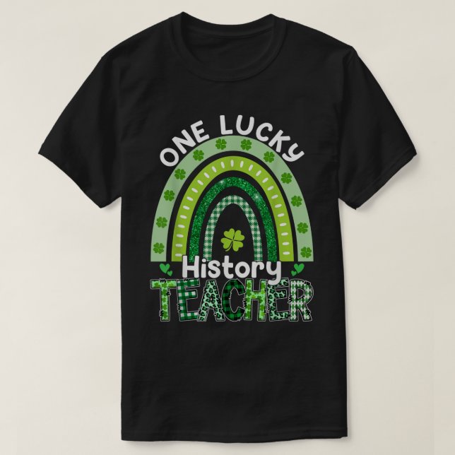 T-shirt Un enseignant d'histoire chanceux Professeur de la (Design devant)